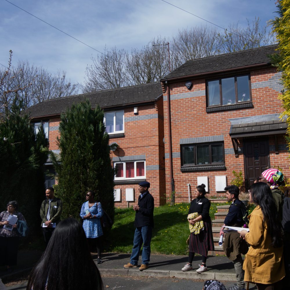 Site Visit to Frontline self-build led by Claude Hendrickson